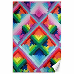 Rainbow Chem Trails Canvas 20  X 30   by Nexatart