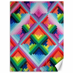 Rainbow Chem Trails Canvas 36  X 48   by Nexatart