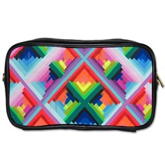 Rainbow Chem Trails Toiletries Bags by Nexatart