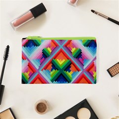 Rainbow Chem Trails Cosmetic Bag (xs) by Nexatart