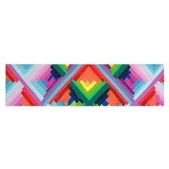 Rainbow Chem Trails Satin Scarf (oblong) by Nexatart