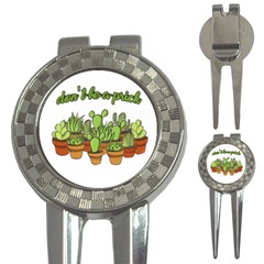 Cactus - Dont Be A Prick 3-in-1 Golf Divots by Valentinaart