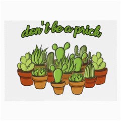 Cactus - Dont Be A Prick Large Glasses Cloth by Valentinaart