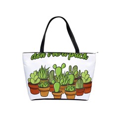 Cactus - Dont Be A Prick Shoulder Handbags by Valentinaart