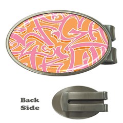 Abc Graffiti Money Clips (oval)  by Nexatart