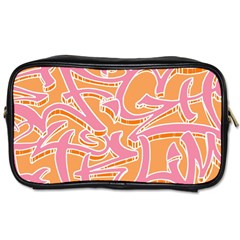 Abc Graffiti Toiletries Bags 2-side by Nexatart