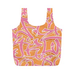 Abc Graffiti Full Print Recycle Bags (m) 