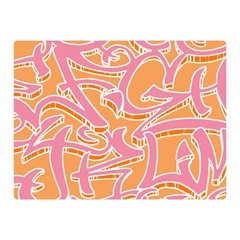 Abc Graffiti Double Sided Flano Blanket (mini)  by Nexatart