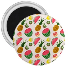 Fruits Pattern 3  Magnets by Nexatart