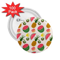 Fruits Pattern 2 25  Buttons (100 Pack)  by Nexatart