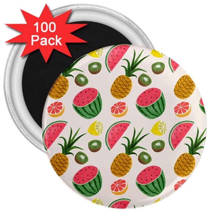 Fruits Pattern 3  Magnets (100 pack)