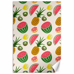 Fruits Pattern Canvas 24  X 36 