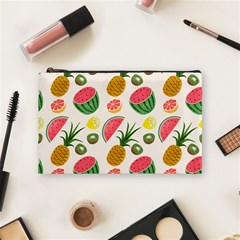 Fruits Pattern Cosmetic Bag (medium)  by Nexatart