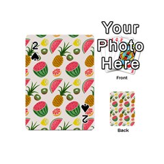 Fruits Pattern Playing Cards 54 (mini)  by Nexatart