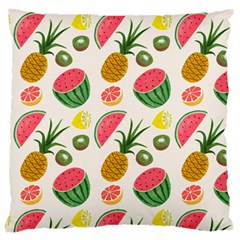 Fruits Pattern Large Cushion Case (two Sides) by Nexatart