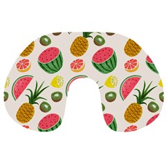 Fruits Pattern Travel Neck Pillows by Nexatart