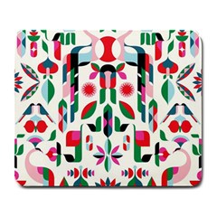 Abstract Peacock Large Mousepads by Nexatart