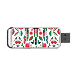 Abstract Peacock Portable Usb Flash (two Sides) by Nexatart