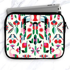 Abstract Peacock Apple Ipad 2/3/4 Zipper Cases by Nexatart