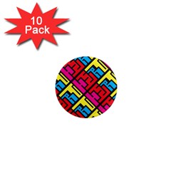 Hert Graffiti Pattern 1  Mini Magnet (10 Pack)  by Nexatart