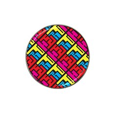 Hert Graffiti Pattern Hat Clip Ball Marker (4 Pack) by Nexatart