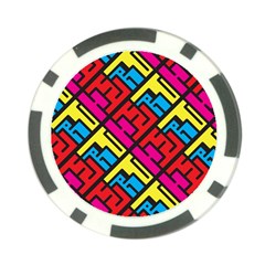 Hert Graffiti Pattern Poker Chip Card Guard by Nexatart