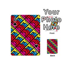 Hert Graffiti Pattern Playing Cards 54 (mini)  by Nexatart