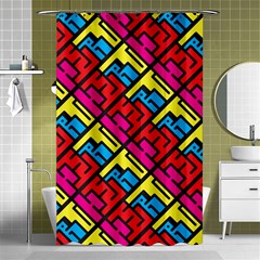 Hert Graffiti Pattern Shower Curtain 48  X 72  (small)  by Nexatart