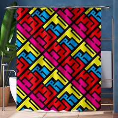 Hert Graffiti Pattern Shower Curtain 60  X 72  (medium)  by Nexatart