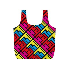 Hert Graffiti Pattern Full Print Recycle Bags (s)  by Nexatart