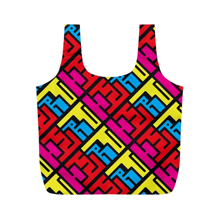 Hert Graffiti Pattern Full Print Recycle Bags (M) 