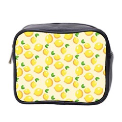 Lemons Pattern Mini Toiletries Bag 2-side by Nexatart