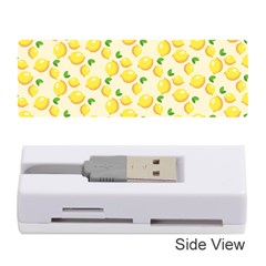 Lemons Pattern Memory Card Reader (stick)  by Nexatart