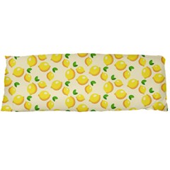 Lemons Pattern Body Pillow Case Dakimakura (two Sides) by Nexatart