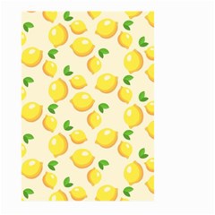 Lemons Pattern Large Garden Flag (two Sides) by Nexatart