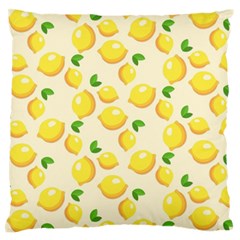 Lemons Pattern Standard Flano Cushion Case (two Sides) by Nexatart