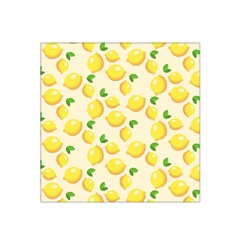 Lemons Pattern Satin Bandana Scarf by Nexatart