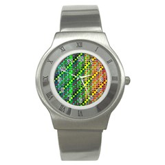 Patterns For Wallpaper Stainless Steel Watch by Nexatart