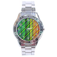 Patterns For Wallpaper Stainless Steel Analogue Watch