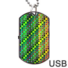 Patterns For Wallpaper Dog Tag Usb Flash (one Side) by Nexatart