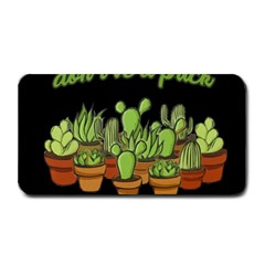 Cactus - Dont Be A Prick Medium Bar Mats by Valentinaart