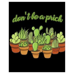 Cactus - Dont Be A Prick Drawstring Bag (small) by Valentinaart