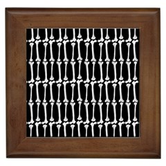 Bones  Framed Tiles by Valentinaart