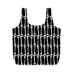 Bones  Full Print Recycle Bags (m)  by Valentinaart