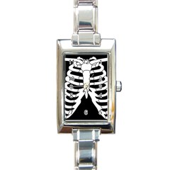 X Ray Rectangle Italian Charm Watch by Valentinaart