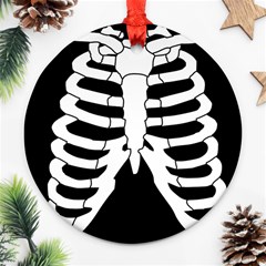 X Ray Ornament (round) by Valentinaart