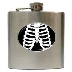 X Ray Hip Flask (6 Oz) by Valentinaart