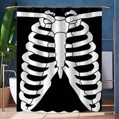 X Ray Shower Curtain 60  X 72  (medium)  by Valentinaart