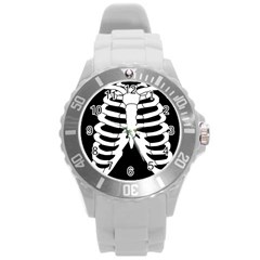 X Ray Round Plastic Sport Watch (l) by Valentinaart