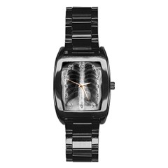 X Ray Stainless Steel Barrel Watch by Valentinaart